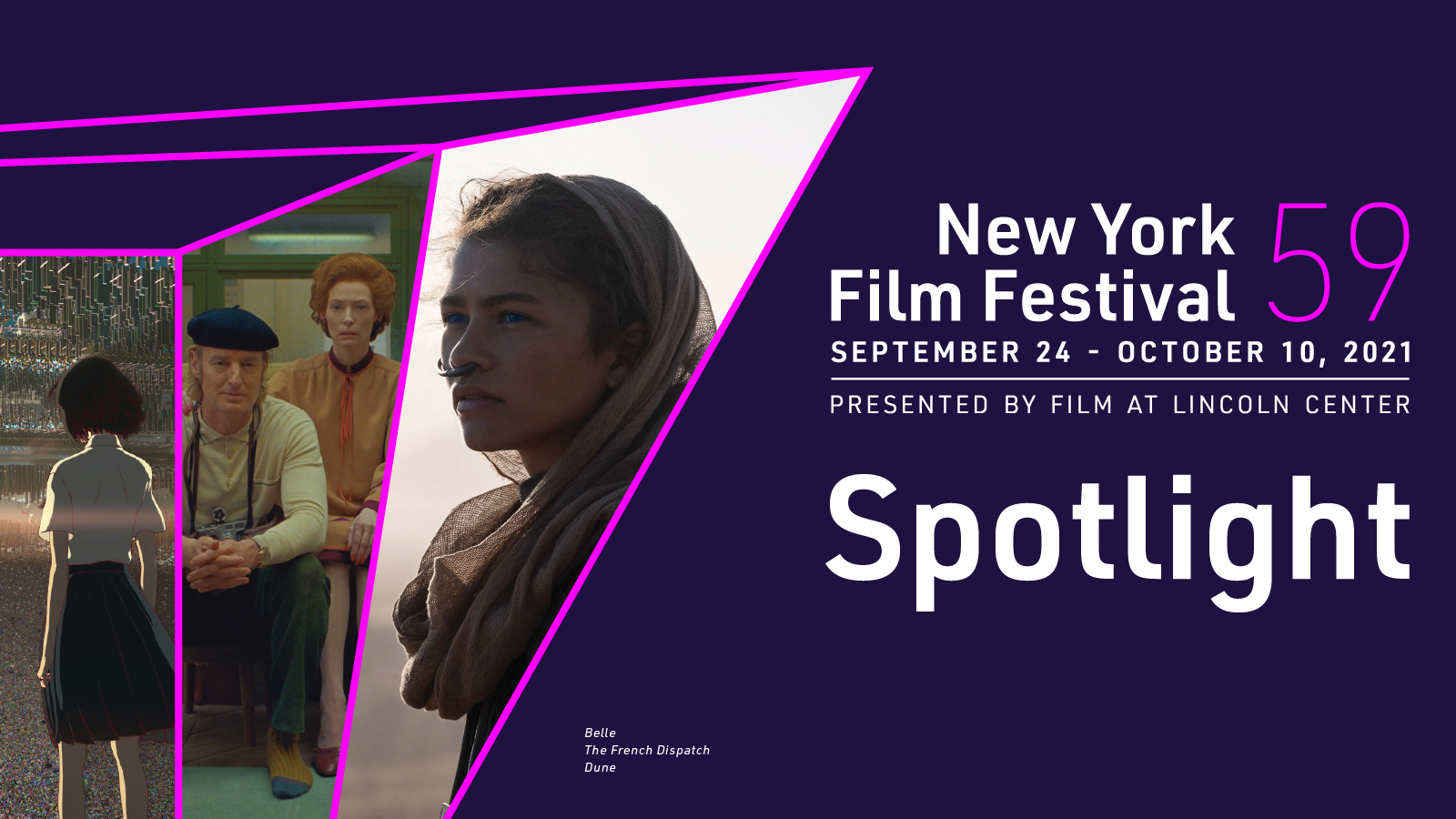 FLC announces Spotlight for the 59th New York Film Festival | Film at  Lincoln Center